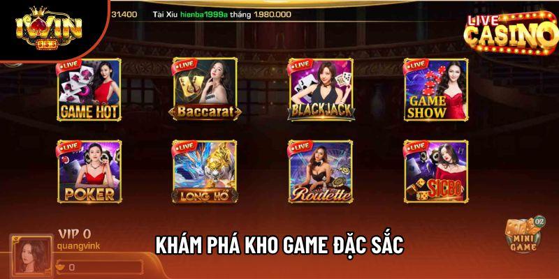 Khám phá kho game đặc sắc