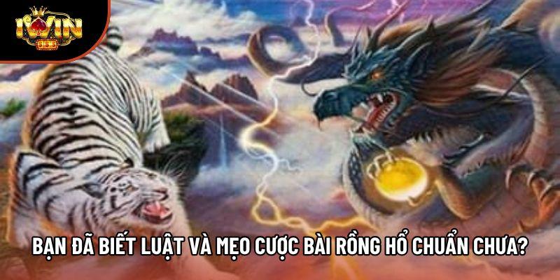 Bạn đã biết luật và mẹo cược bài Rồng hổ chuẩn chưa?